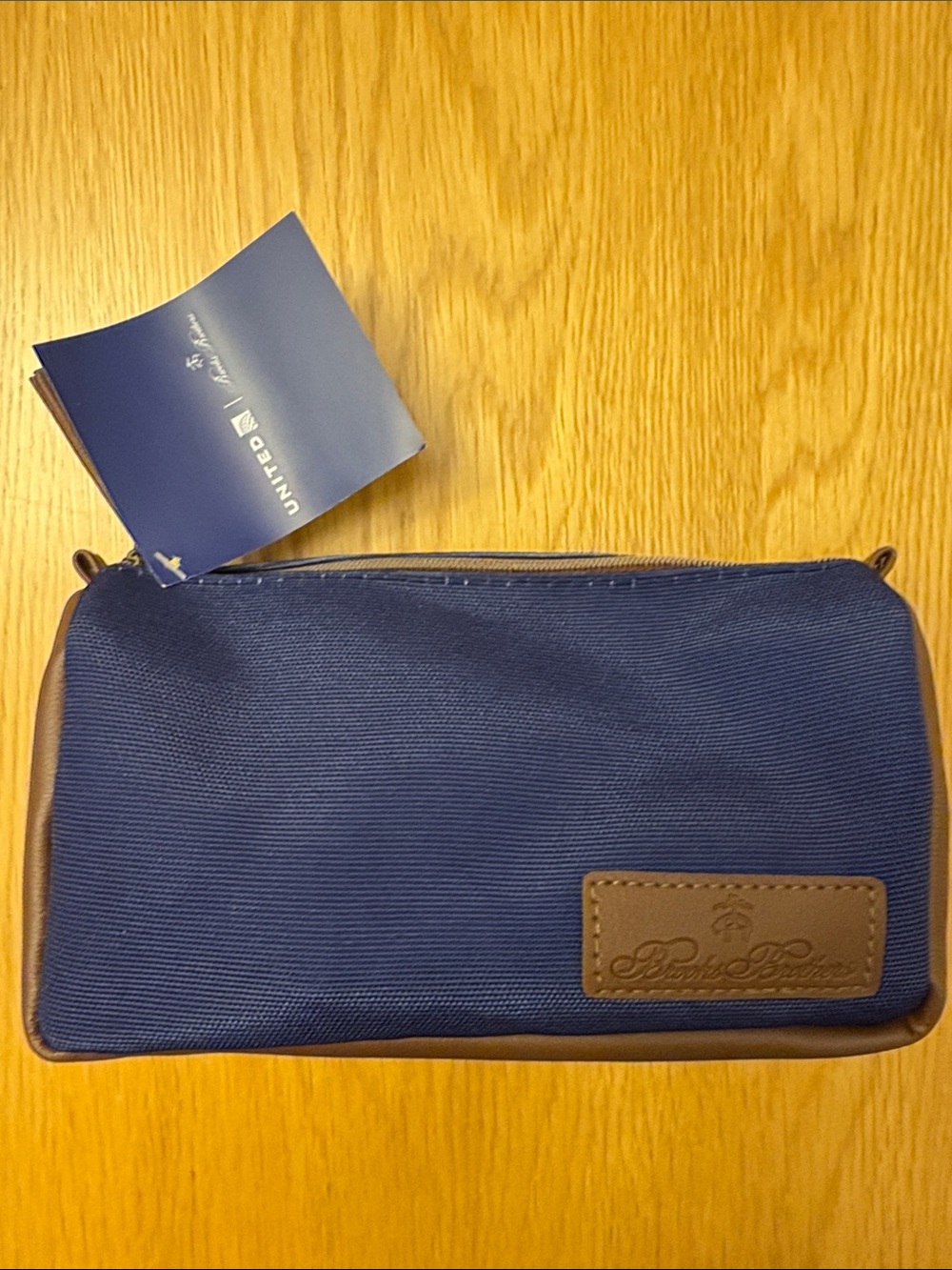 United Airlines Polaris Perricone MD Kit - Brooks Brother’s Toiletry Bag